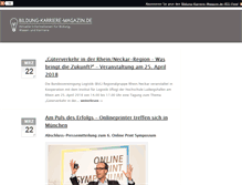 Tablet Screenshot of bildung-karriere-magazin.de